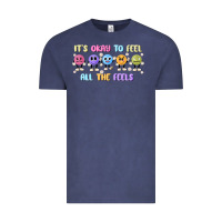Vintage Denim it's okay to feel all the feels Vintage Tee - MaliasSmallBusiness