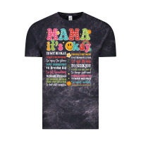 Cloud Black mama its okay Vintage Tee - JahusDesignShop