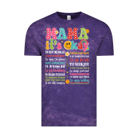 Cloud Purple mama its okay Vintage Tee - JahusDesignShop