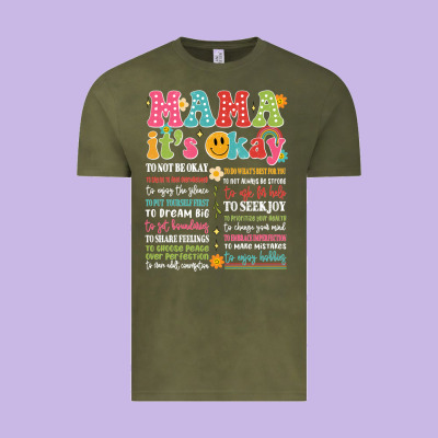 Mama Its Okay Vintage Tee Designed By Jahusdesignshop