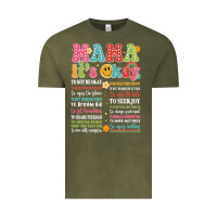 Vintage Olive mama its okay Vintage Tee - JahusDesignShop