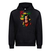 Black Free-ish since 1865 black woman Urban Hoodie - FaDigitalArtStudio