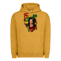 Pigment Peanut Butter Free-ish since 1865 black woman Urban Hoodie - FaDigitalArtStudio