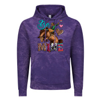 Cloud Purple be mine cowboy rodeo valentines day Vintage Hoodie - Jasminsmagicworld