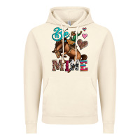 Vintage Artic be mine cowboy rodeo valentines day Vintage Hoodie - Jasminsmagicworld