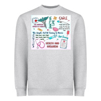 Heather Grey doctor life Heavyweight Sweatshirt - MaliasSmallBusiness