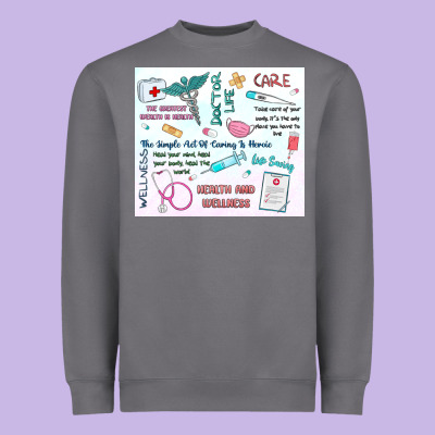 Doctor Life Heavyweight Sweatshirt Designed By Maliassmallbusiness