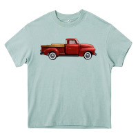 Arona western red truck right side view Heavy Core Tee - FaDigitalArtStudio