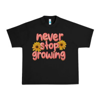 Black never stop growing Urban Heavy Tee - MaliasSmallBusiness