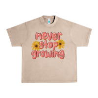 French Oak never stop growing Urban Heavy Tee - MaliasSmallBusiness