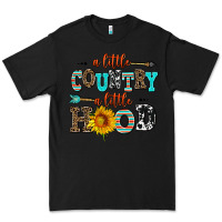 Black a little country a little hood Premium Tee - AdoDesignShop