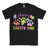 Black happy easter day paws Classic Tee - MaliasSmallBusiness