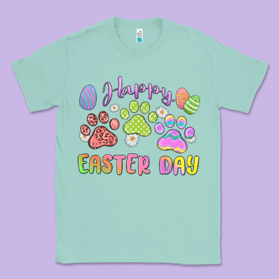 Happy Easter Day Paws Classic Tee Designed By Maliassmallbusiness