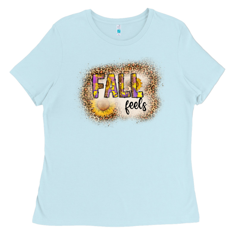Fall Feels Ladies Tee by CowhideDigitalArt | Teevron