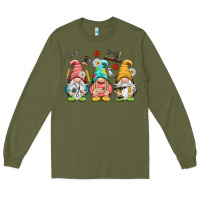 Army Green crafter gnomies Long Sleeve Tee - NancyCooperArtShop