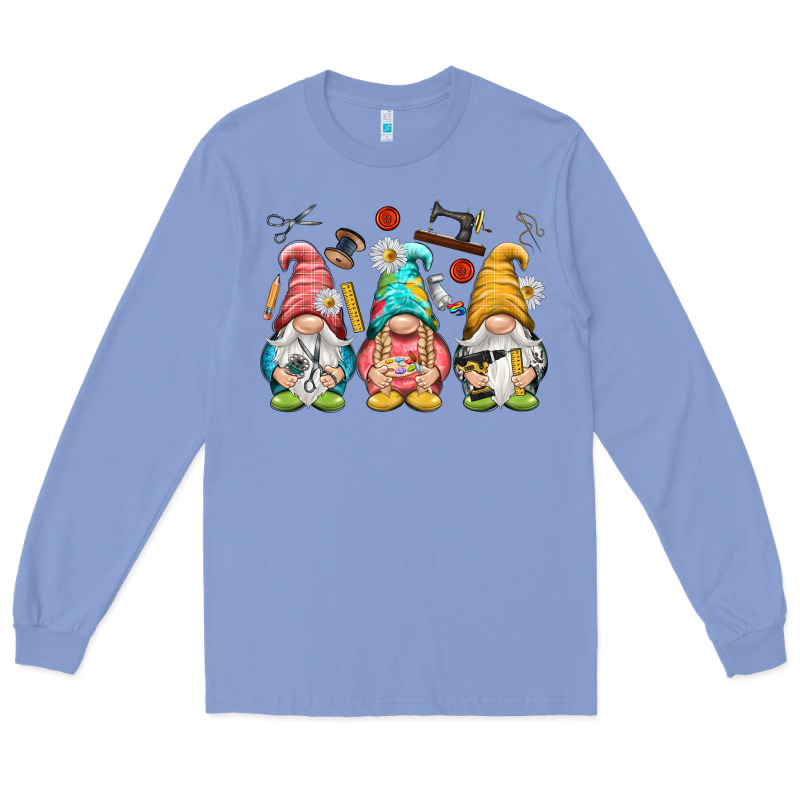 Crafter Gnomies Long Sleeve Tee by NancyCooperArtShop | Teevron