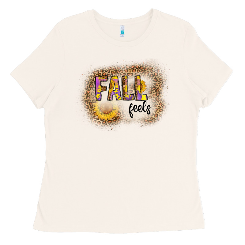 Fall Feels Ladies Tee by CowhideDigitalArt | Teevron