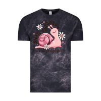 Cloud Black snail progress is stil progress Vintage Tee - MaliasSmallBusiness