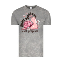 Cloud Rock snail progress is stil progress Vintage Tee - MaliasSmallBusiness