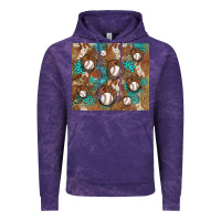 Cloud Purple baseball turquoise gemstones western patterns Vintage Hoodie - BarkalooDesign