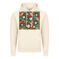 Vintage Artic baseball turquoise gemstones western patterns Vintage Hoodie - BarkalooDesign