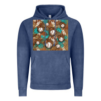 Baseball Turquoise Gemstones Western Patterns Vintage Hoodie | Teevron