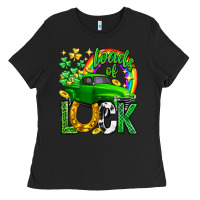 Black Loads of luck truck st. patricks day Ladies Tee - Neo Western