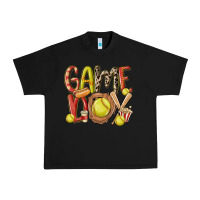Black game day softball Urban Heavy Tee - MaliasSmallBusiness