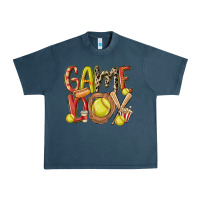 Midnight Navy game day softball Urban Heavy Tee - MaliasSmallBusiness