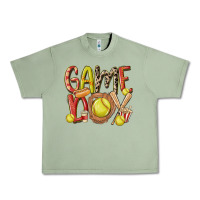 Oil Green game day softball Urban Heavy Tee - MaliasSmallBusiness