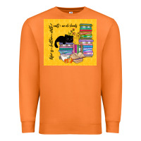 Carrot life is better with cats and books Premium Sweatshirt - TumblerDesignByShophia