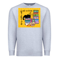 Life Is Better With Cats And Books Premium Sweatshirt | Teevron