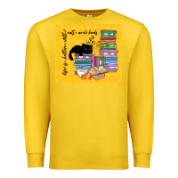 Lemon life is better with cats and books Premium Sweatshirt - TumblerDesignByShophia