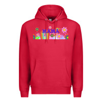 Cardinal boho retro floral mama Premium Hoodie - TumblerDesignByShophia