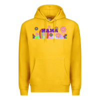 Lemon boho retro floral mama Premium Hoodie - TumblerDesignByShophia
