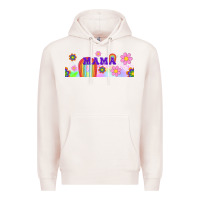 Pale Pink boho retro floral mama Premium Hoodie - TumblerDesignByShophia