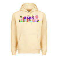 Pina Colada boho retro floral mama Premium Hoodie - TumblerDesignByShophia