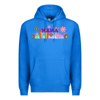 True Royal boho retro floral mama Premium Hoodie - TumblerDesignByShophia