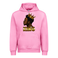 Fuchsia Pink black king Urban Hoodie - FaDigitalArtStudio