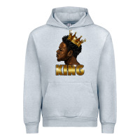 Heather Grey black king Urban Hoodie - FaDigitalArtStudio