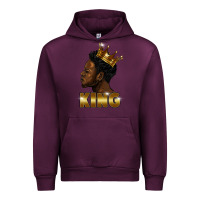 Mauve Wine black king Urban Hoodie - FaDigitalArtStudio