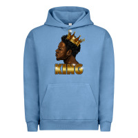 Pigment Pebble Blue black king Urban Hoodie - FaDigitalArtStudio