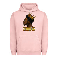 Pigment Salmon black king Urban Hoodie - FaDigitalArtStudio