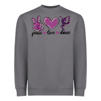 Storm peace love dance Heavyweight Sweatshirt - MaliasSmallBusiness