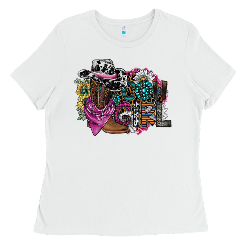 Cowgirl2 Ladies Tee by SublimationCraftShop | Teevron
