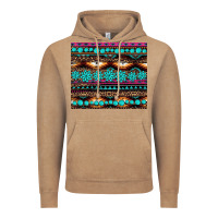 Vintage Coffee leopard aztec turquoise jewelry Vintage Hoodie - BarkalooDesign