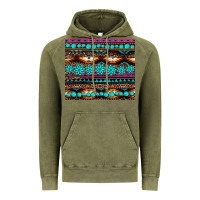 Vintage Olive leopard aztec turquoise jewelry Vintage Hoodie - BarkalooDesign