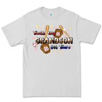 Dove Grey that's my grandson out there baseball Premium Tee - JahusDesignShop
