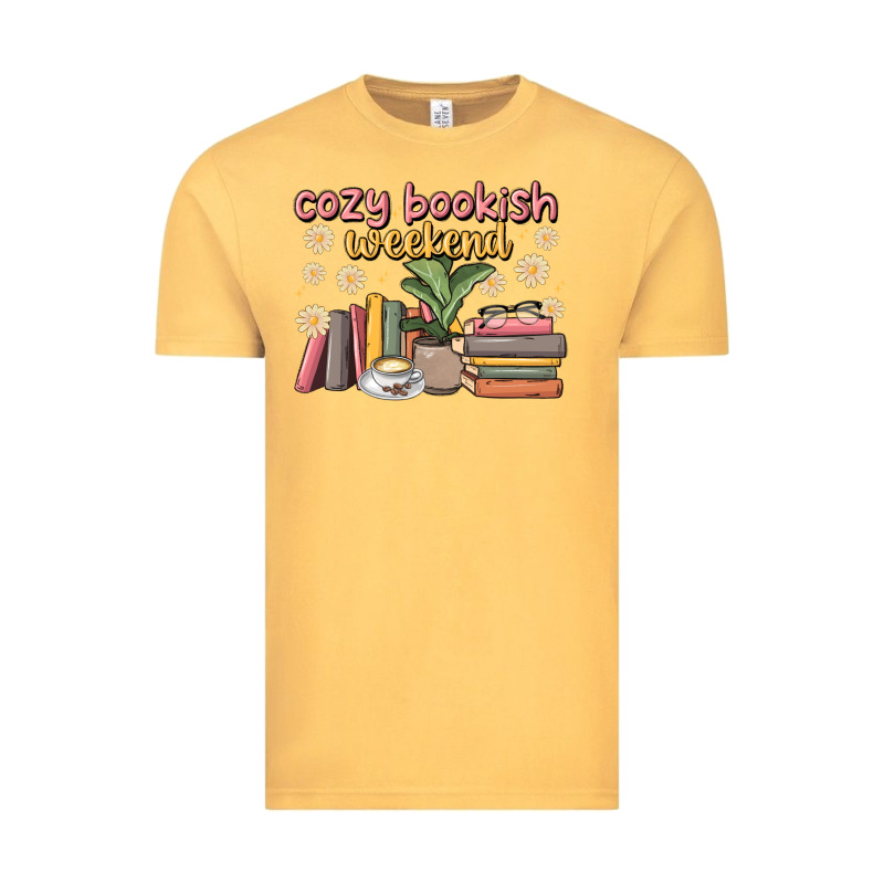 Cozy Bookish Weekend Vintage Tee by MaliasSmallBusiness | Teevron