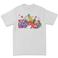 Dove Grey western cancer  coffee cups with ribbons Premium Tee - AdoDesignShop